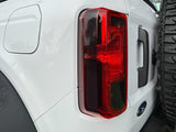 Standard Smoked Sidemarker Overlays (Front and Rear) - 2021+ Bronco (w/ Halogen Taillights)