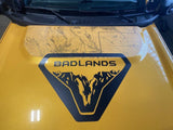 Stealth Clear Badlands Topographic Map Hood Overlay - 2021+ Bronco