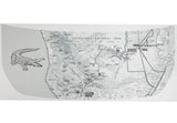 Stealth Clear Everglades Topographic Map Hood Overlay - 2021+ Bronco