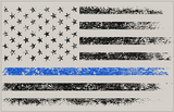 Sun Visor Airbag Label Distressed American Flag Overlays - 2016-2023 Tacoma