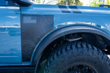 Topo American Flag Fender Overlays - 2021+ Bronco