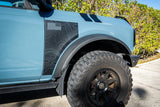 Topo American Flag Fender Overlays - 2021+ Bronco