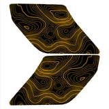 Topo Interior Door Handle Overlays - 2021+ Bronco