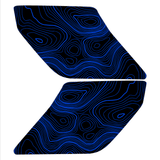 Topo Interior Door Handle Overlays - 2021+ Bronco