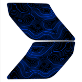 Topo Interior Lower Front Door Card Insert Overlays (Printed Series) - 2021+ Bronco 4 Door
