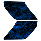 Topo Interior Lower Door Card Insert Overlays (Printed Series) - 2021+ Bronco 2 Door