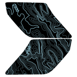 Topo Interior Lower Front Door Card Insert Overlays (Printed Series) - 2021+ Bronco 4 Door
