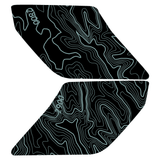 Topo Interior Lower Front Door Card Insert Overlays (Printed Series) - 2021+ Bronco 4 Door