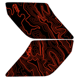 Topo Interior Door Handle Overlays - 2021+ Bronco