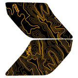 Topo Interior Sun Visor Overlays (Printed Series) - 2021+ Bronco (NO Homelink)