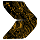 Topo Interior Lower Front Door Card Insert Overlays (Printed Series) - 2021+ Bronco 4 Door