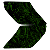 Topo Interior Lower Door Card Insert Overlays (Printed Series) - 2021+ Bronco 2 Door