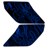 Topo Interior Sun Visor Overlays (Printed Series) - 2021+ Bronco (NO Homelink)