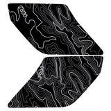 Topo Interior Lower Front Door Card Insert Overlays (Printed Series) - 2021+ Bronco 4 Door