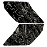 Topo Interior Lower Front Door Card Insert Overlays (Printed Series) - 2021+ Bronco 4 Door