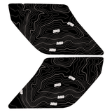 Topo Interior Door Handle Overlays - 2021+ Bronco