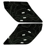 Topo Interior Door Handle Overlays - 2021+ Bronco