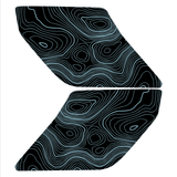 Topo Interior Lower Door Card Insert Overlays (Printed Series) - 2021+ Bronco 2 Door