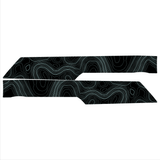 Topo Front Interior Upper Door Card Insert Overlays (Printed Series) - 2021+ Bronco 4 Door