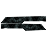Topo Rear Interior Upper Door Card Insert Overlays (Printed Series) - 2021+ Bronco 4 Door