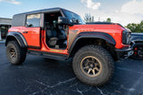 Topo Rear Window Triangle Overlay (Printed Series) - 2021+ Bronco 4 Door