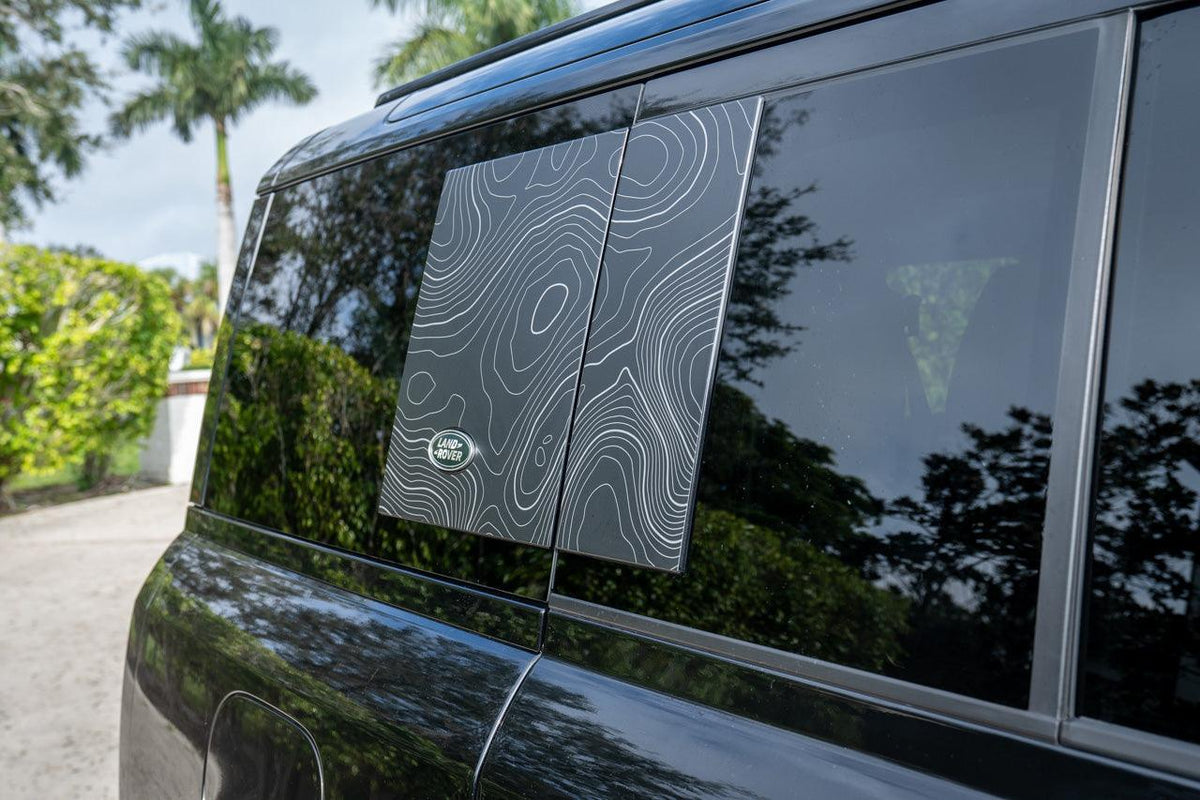 Topo Side Window Panel Overlays - 2020+ Land Rover Defender 110 / 130 ...