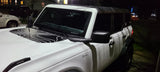 Topographic Map Hood Overlay - 2021+ Bronco