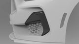 2024-Current Ford Mustang GT Dry Carbon Side Grille Trim Cover