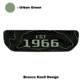 1966 Topographic Shifter Plate (Printed Series + Acrylic) - 2021+ Bronco