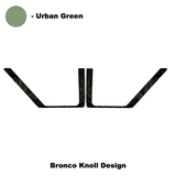 Topo Rear Door Net Trim Overlay Kit (Printed Series) - 2021+ Bronco