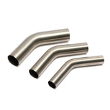 Titanium Elbow 45° Mandrel Bend - 1.2mm WT - 1.5D - Grade 2