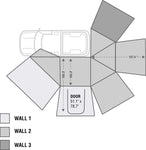 OVS Nomadic Awning 270 Awning & Wall 1, 2, & 3, Mounting Brackets - Driverside