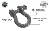 Recovery Shackle 3/4 Inch 4.75 Ton Gray Universal Overland Vehicle Systems