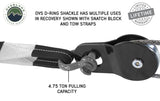 Recovery Shackle 3/4 Inch 4.75 Ton Gray Universal Overland Vehicle Systems