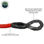 23 Inch Soft Shackle 5/8 Inch Diameter Soft Shackle Recovery 44,000 lbs Breaking Strength Overland Vehicle Systems