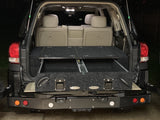 Dobinsons Rear Dual Roller Drawer System for Toyota Land Cruiser 200 Series 2008-2019 with Fridge Slide and Side Panels