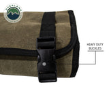 First Aid Bag Rolled Brown 16 Lb Waxed Canvas Canyon Bag Overland Vehicle Systems