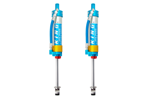 King Shocks 05-10 Toyota Hilux Rear 2.5 Dia Piggy Hose Reservoir Shock w/Adjuster (Pair)
