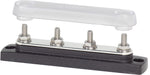 Blue Sea 2307 Common 150A BusBar - (4) 1/4"-20 Studs w/Cover