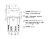 Ditch Light Switch for 5th gen 4Runner Push Button LED 32mm