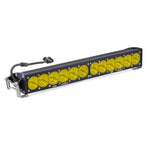 20 Inch LED Light Bar Single Amber Straight Wide Driving Combo Pattern OnX6 Baja Designs