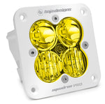 Flush Mount LED Light Pod White Amber Lens Driving/Combo Pattern Squadron Pro Baja Designs