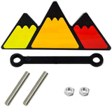 TRI-COLOR MOUNTAIN BADGE EMBLEM FOR TACOMA/TUNDRA/4RUNNER