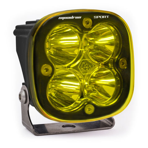 LED Light Pod Spot Pattern Clear Amber Black Squadron Sport Baja Designs