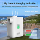 FLEXTAILGEAR - MAX Pump Plus Portable Air Pump with 3600mAh Battery USB Rechargeable