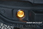 Elite Series Fog Lamps for 2021 Ford Bronco Pair Yellow 3000K Diode Dynamics