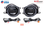 Elite Series Fog Lamps for 2016-2021 Toyota RAV4 Pair Cool White 6000K Diode Dynamics