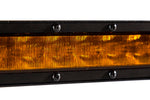 12 Inch LED Light Bar  Single Row Straight Amber Flood Pair Stage Series Diode Dynamics