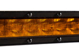 42 Inch LED Light Bar  Single Row Straight Amber Flood Each Stage Series Diode Dynamics