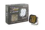 Worklight SS3 Pro Yellow Driving Standard Single Diode Dynamics